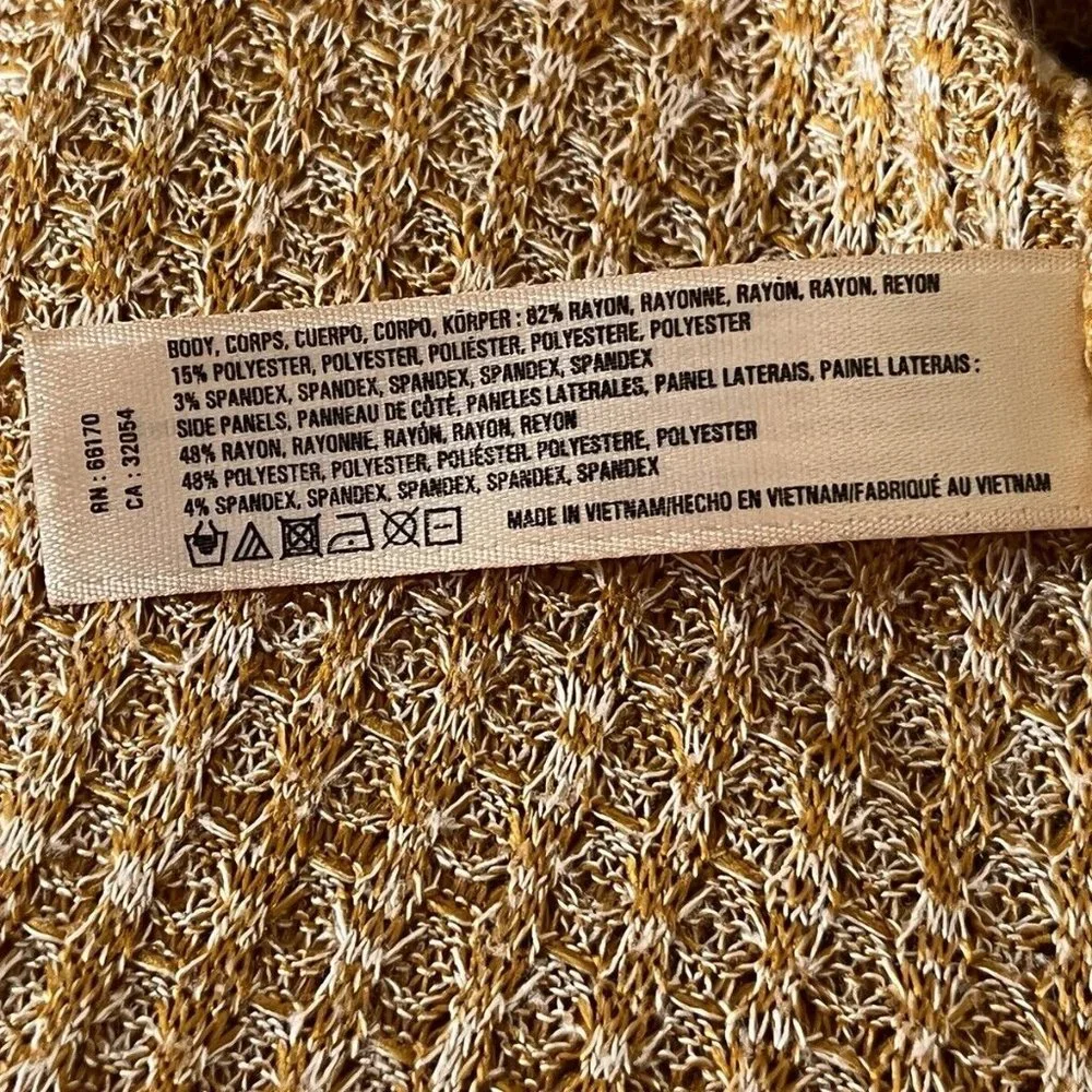 SATURDAY SUNDAY Light Golden Ruffle-Hem Knit Top - Picture 7 of 7